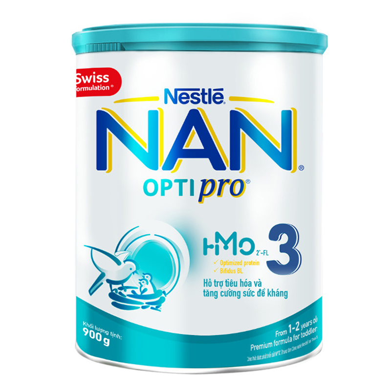 Sữa NAN HMO Optipro số 3 - 900g (12-24M)