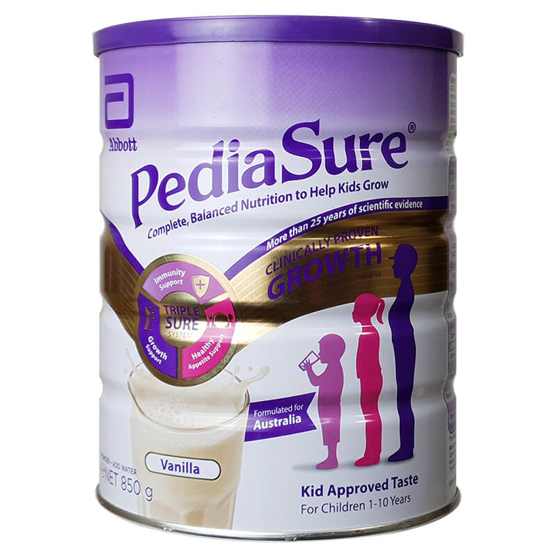 Sữa PediaSure nắp tím Úc