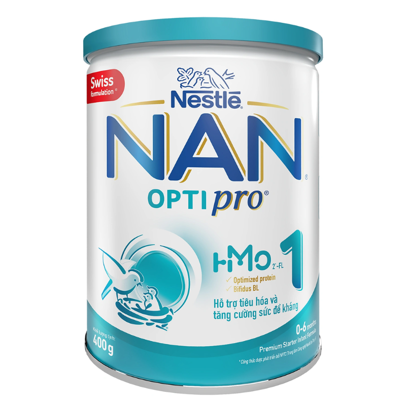 Sữa NAN HMO Optipro số 1 - 400g (0-6M)