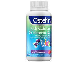 Canxi & vitamin D Ostelin Kids Úc cho bé từ 2 tuổi (90 viên)