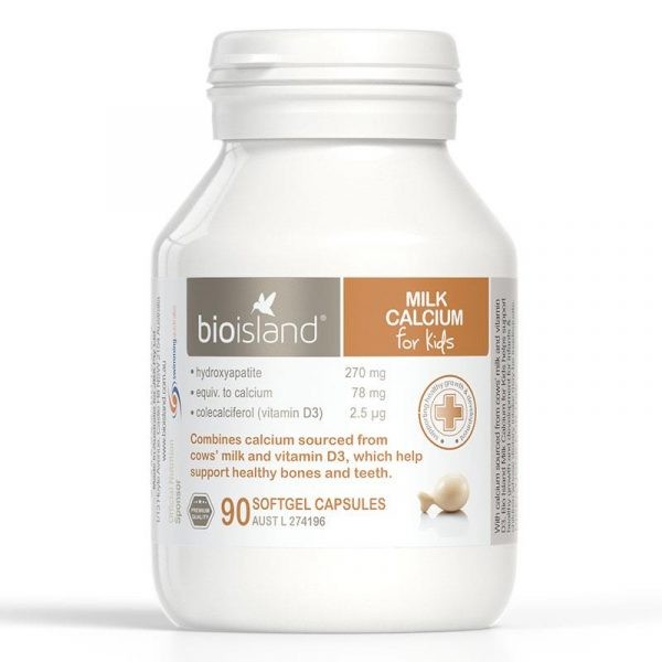 Viên uống Milk Calcium Bio Island Úc (90 viên)