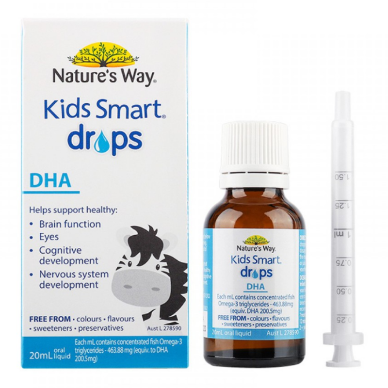 DHA Nature’s Way Kids Smart Drops 20ml (dạng giọt)