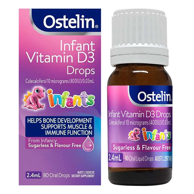 Vitamin D3 Drops Ostelin (0-12Y)