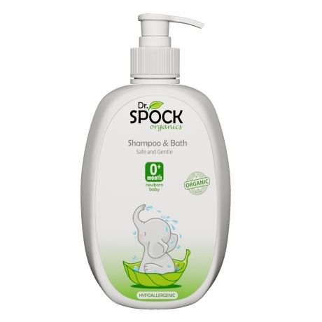 Sữa tắm gội Dr.Spock Organic 350ml (Từ sơ sinh)