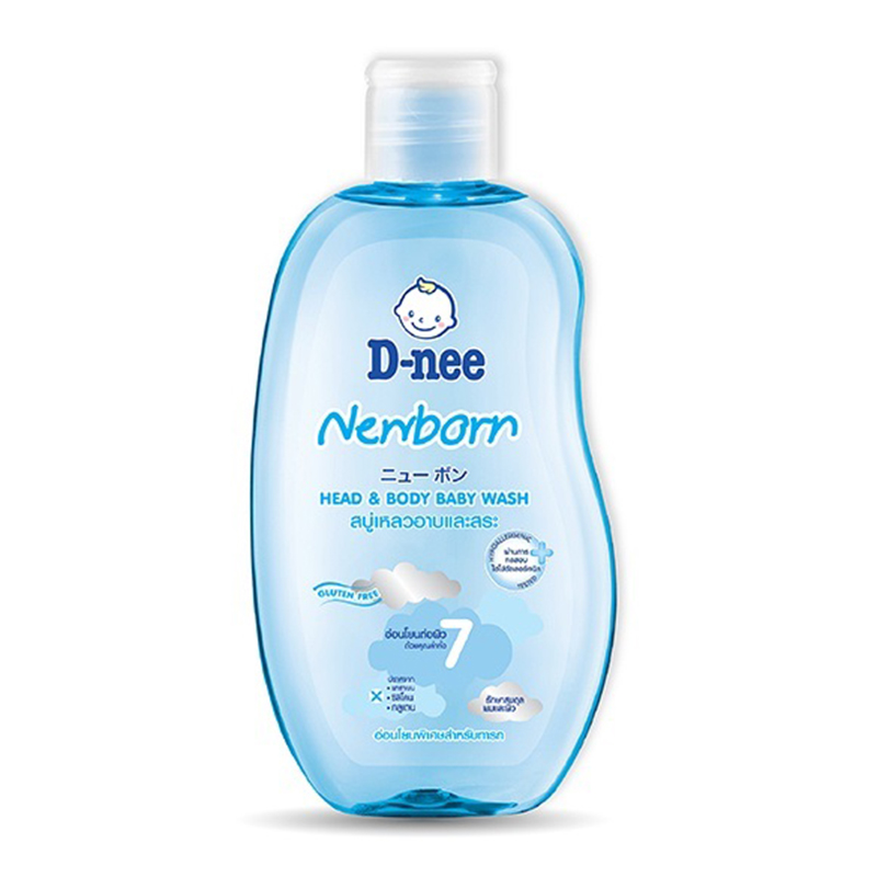 Tắm gội toàn thân baby Dnee 200ml (xanh)