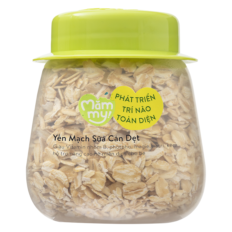 Yến mạch sữa chua cán dẹt Mămmy-75g