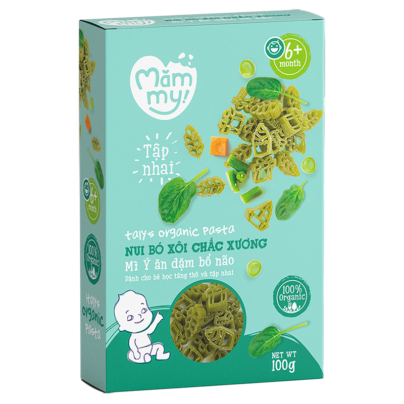 Nui cải bó xôi Mămmy (100g)