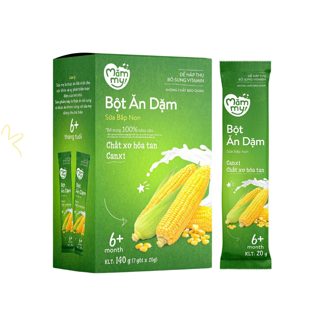 BỘT ĂN DẶM SỮA BẮP NON MĂMMY 6M+