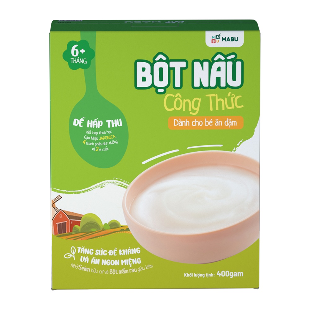 Bột ăn dặm Mabu 400g