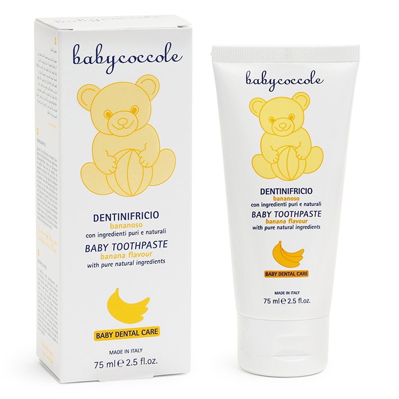 Kem đánh răng Babycoccole hương chuối 75ml 12M+