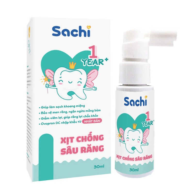 Xịt chống sâu răng Sachi 30ml