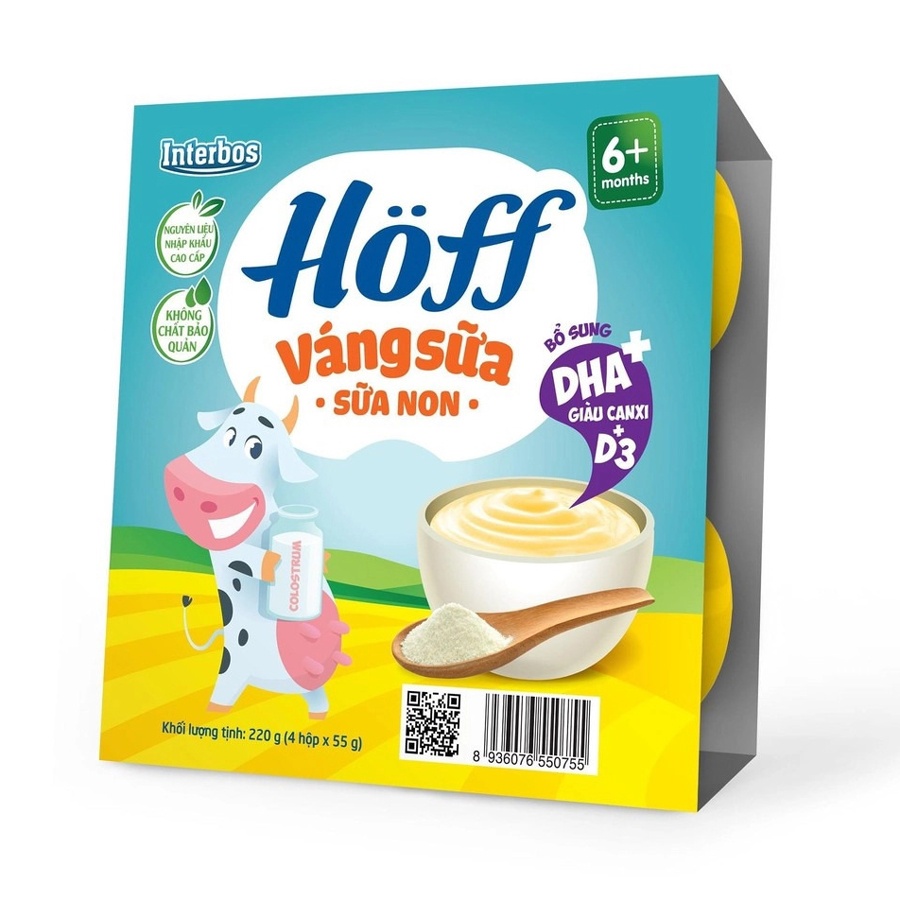 Váng sữa Hoff vị sữa non 4x55g