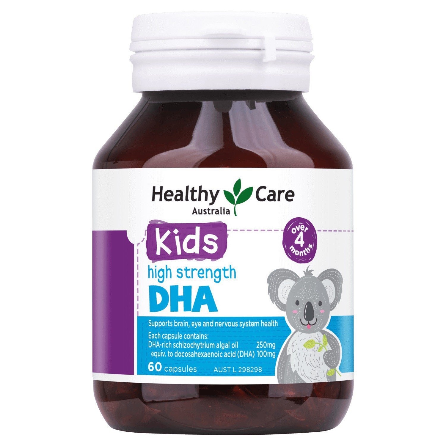 Viên uống Healthy Care Kids DHA 4m+ 60 viên