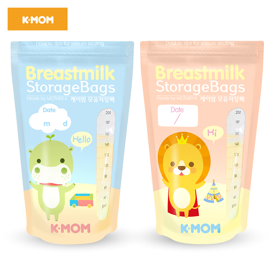 TÚI TRỮ SỮA K-MOM HÀN QUỐC (200ML-50C)