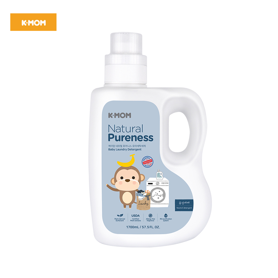 NƯỚC GIẶT ĐỒ SƠ SINH HỮU CƠ K-MOM HÀN QUỐC (CAN 1700ML)