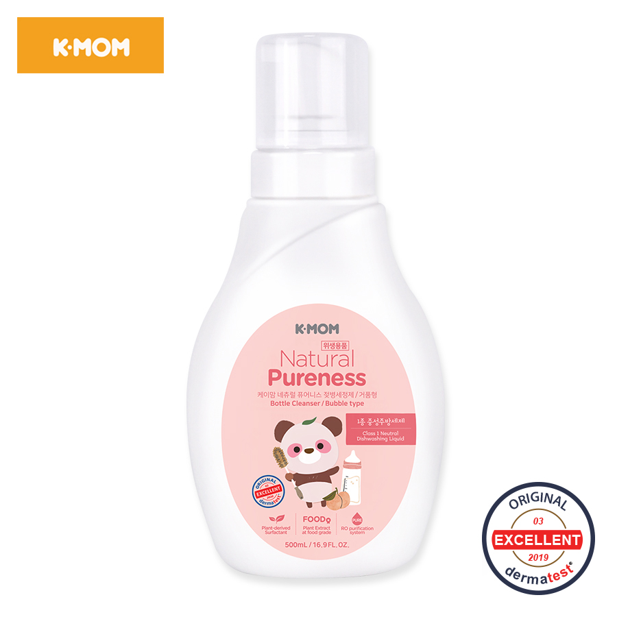 NƯỚC RỬA BÌNH & RAU QUẢ HỮU CƠ K-MOM HÀN QUỐC (CHAI 500ML)