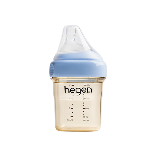 Bình sữa Hegen PPSU 150ml núm ti size S từ 1 – 3 tháng, Blue