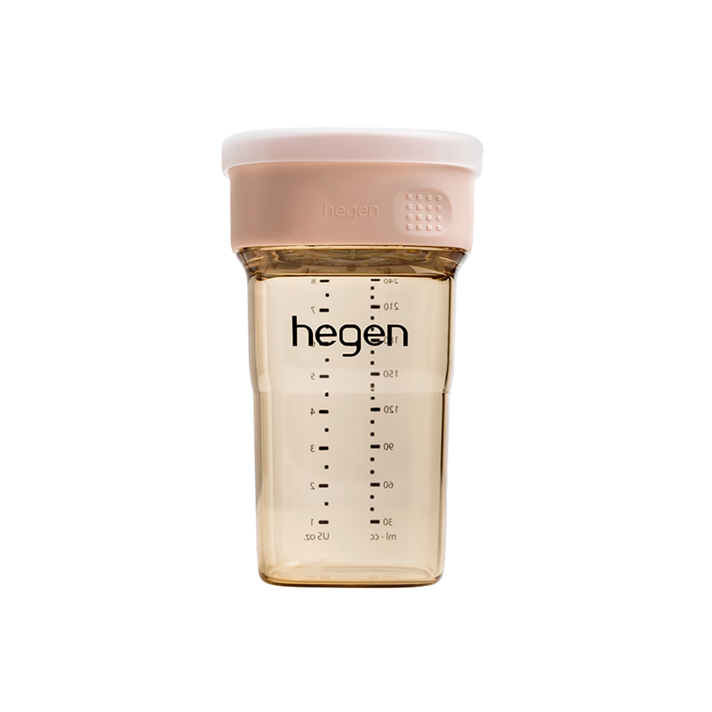 Bình tập uống Hegen PPSU All-Rounder Cup 240ml, Pink