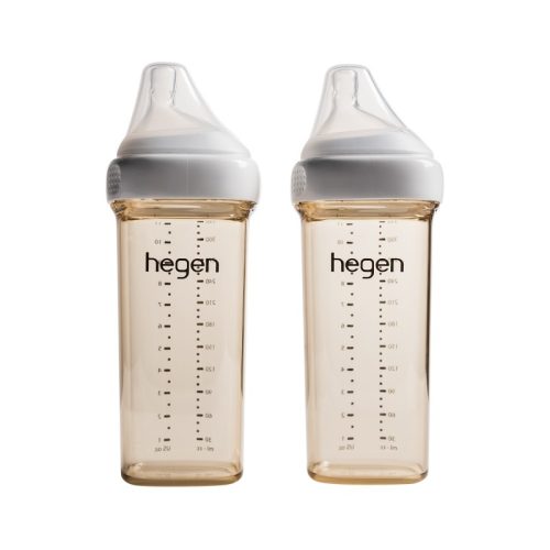 Bộ 2 bình sữa Hegen PPSU 330ml núm ti size L trên 6 tháng