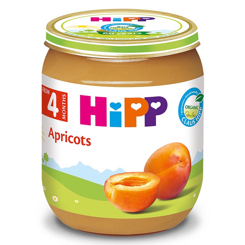 Dinh dưỡng đóng lọ HiPP mơ tây (125g)