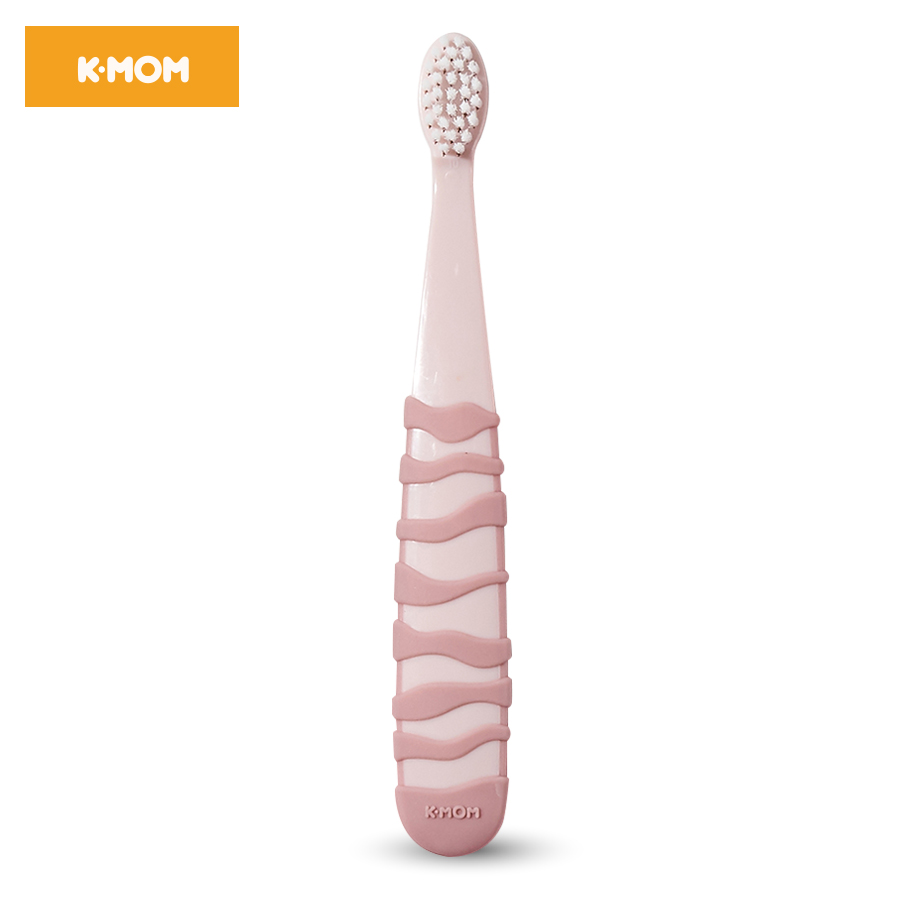 BÀN CHẢI ĐÁNH RĂNG TRẺ EM K-MOM 12-36M (HỒNG)