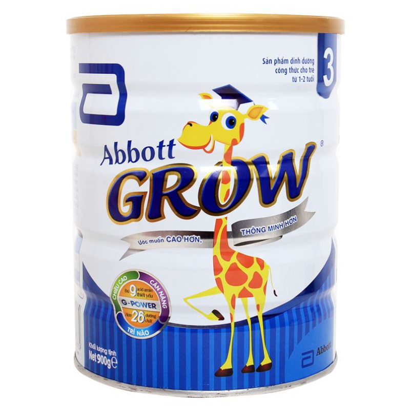 Sữa Abbott Grow 3 - 900g (1-2 tuổi)