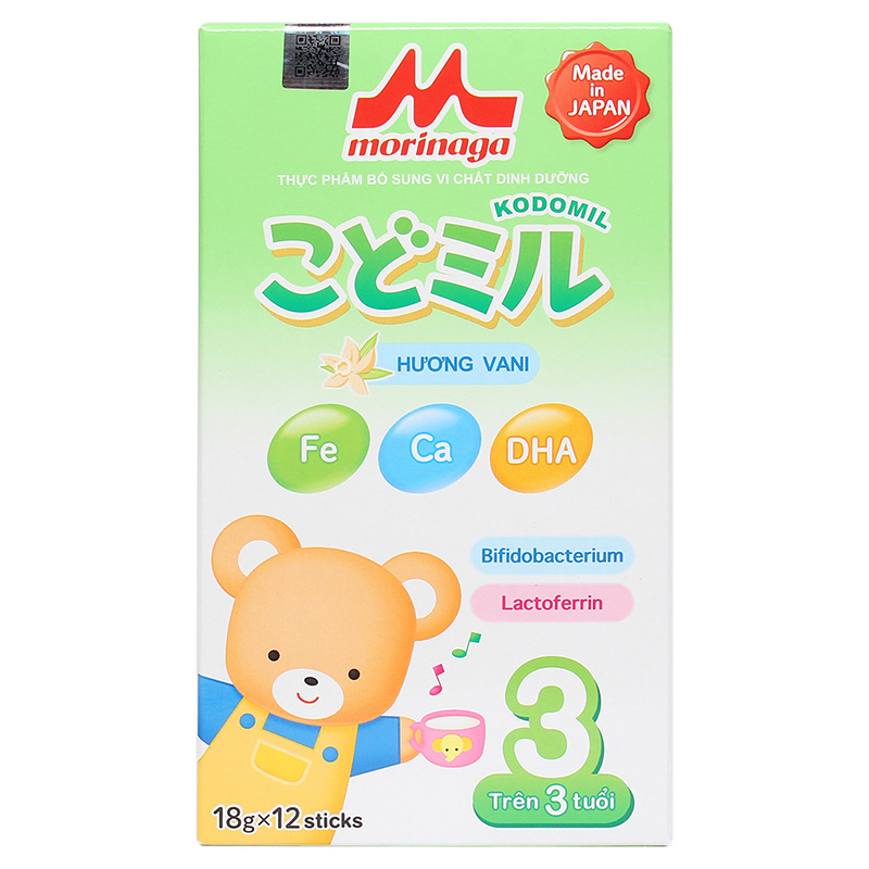 Sữa Morinaga Kodomil số 3 vị vani (216g)