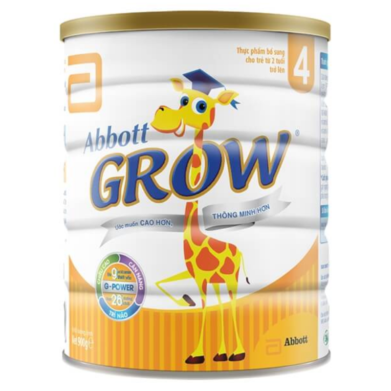 Sữa Abbott Grow 4 - 900g (2-6 tuổi)