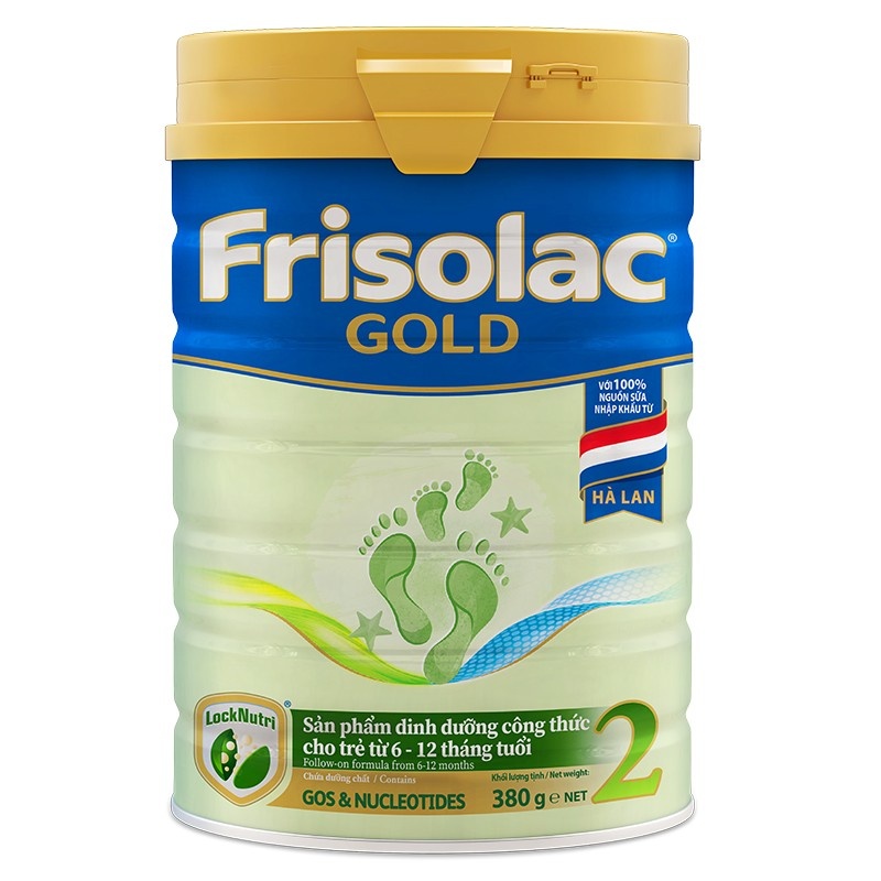 Sữa Frisolac Gold số 2 380g cho bé từ 6-12 tháng