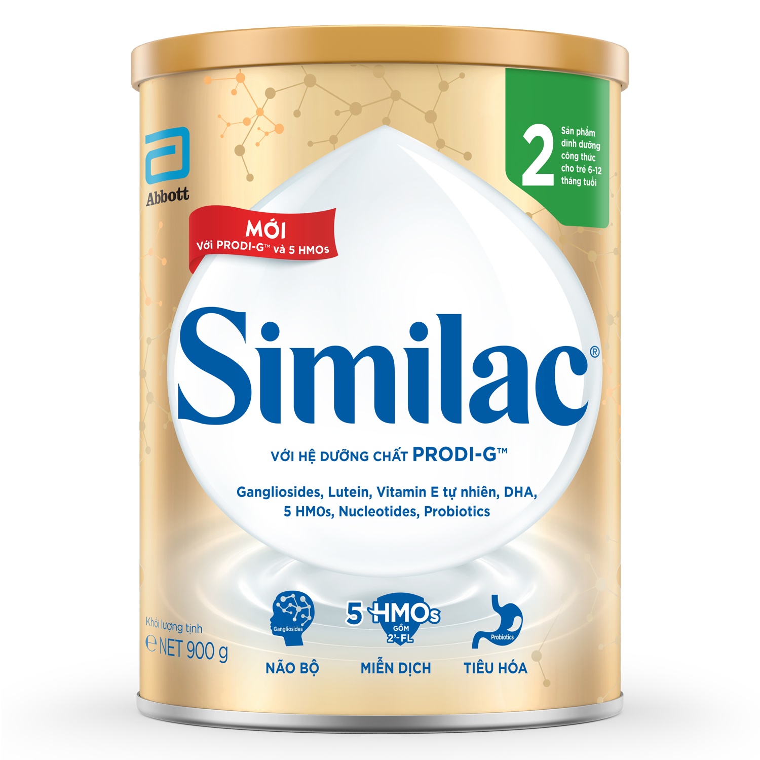 Sữa Similac 5G số 2 900g (cho bé 6-12 tháng tuổi)