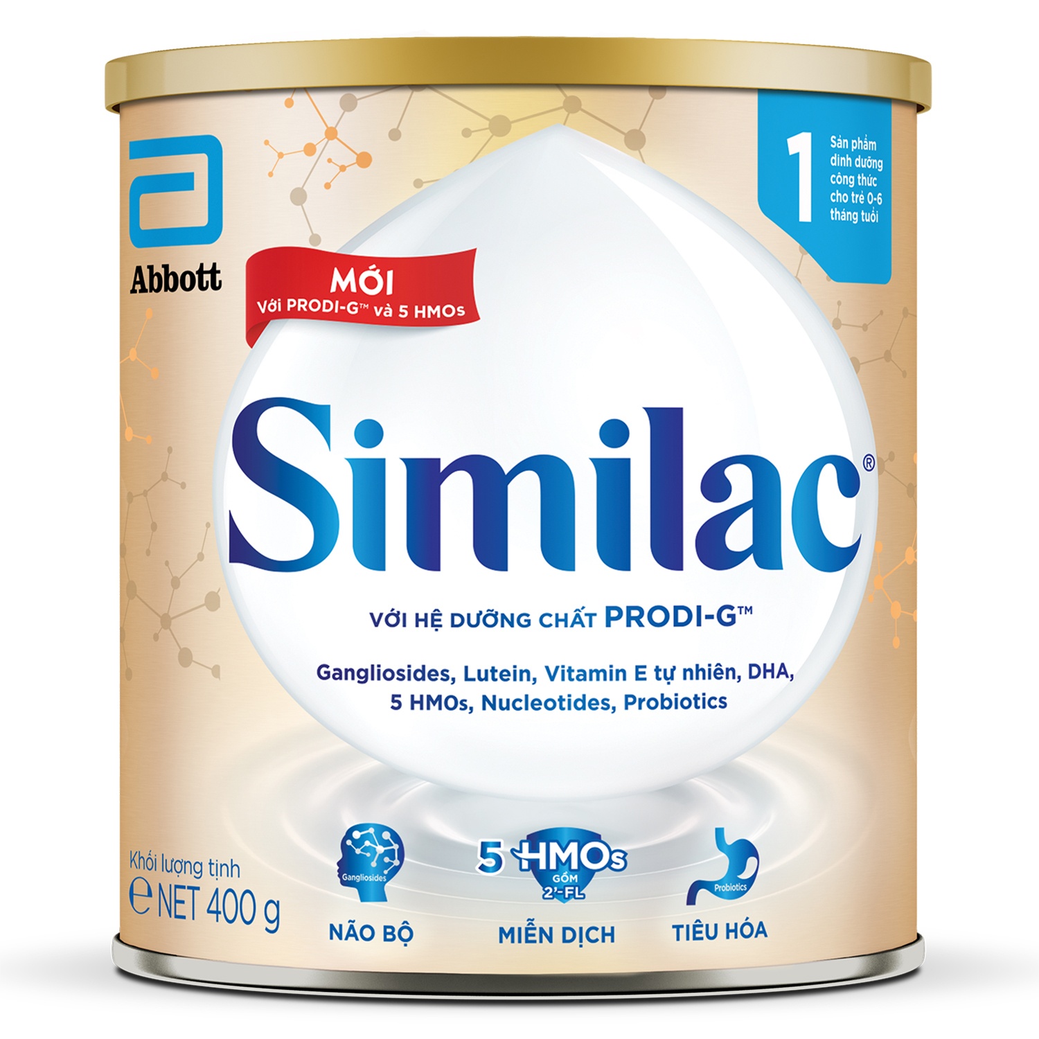 Sữa Similac 5G số 1 400g (cho bé 0-6 tháng tuổi)