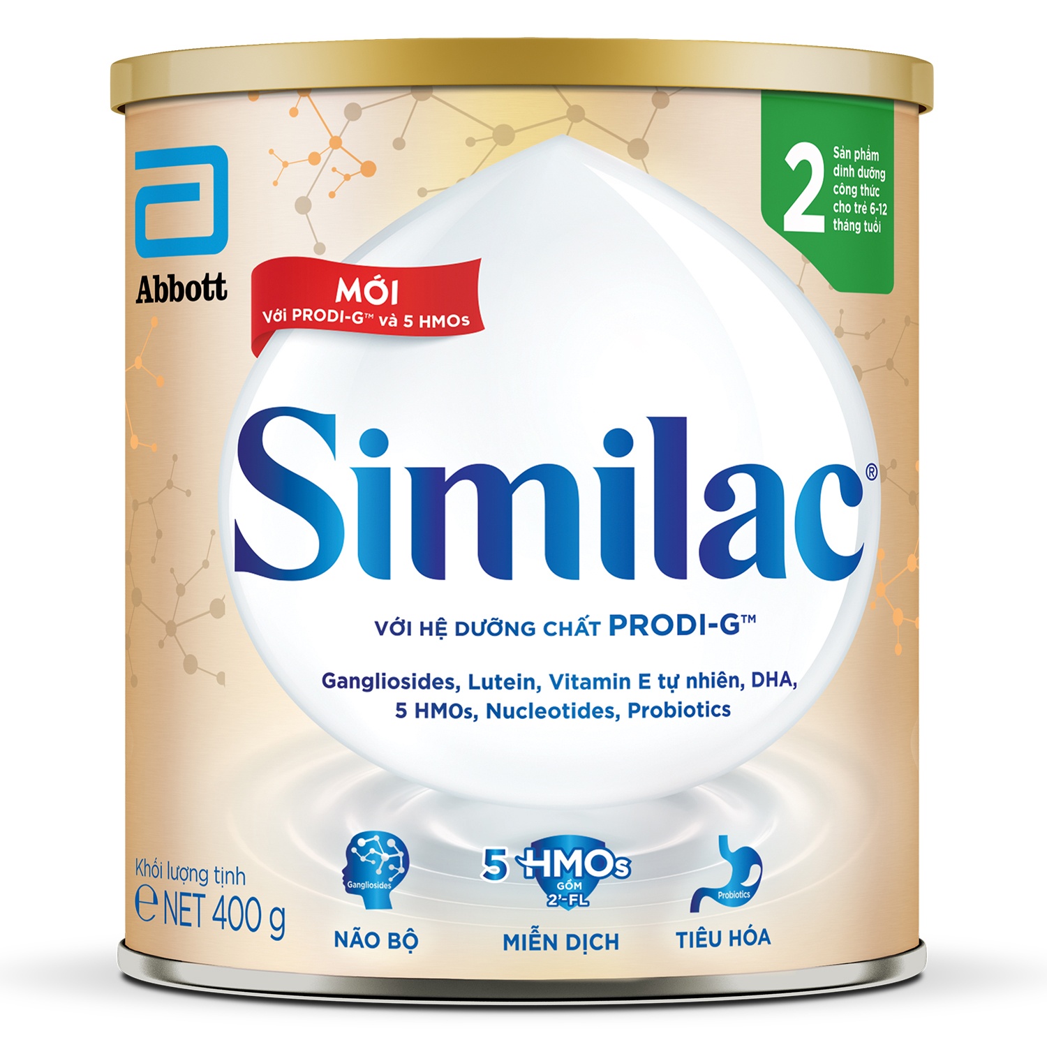 Sữa Similac 5G số 2 400g (cho bé 6-12 tháng tuổi)