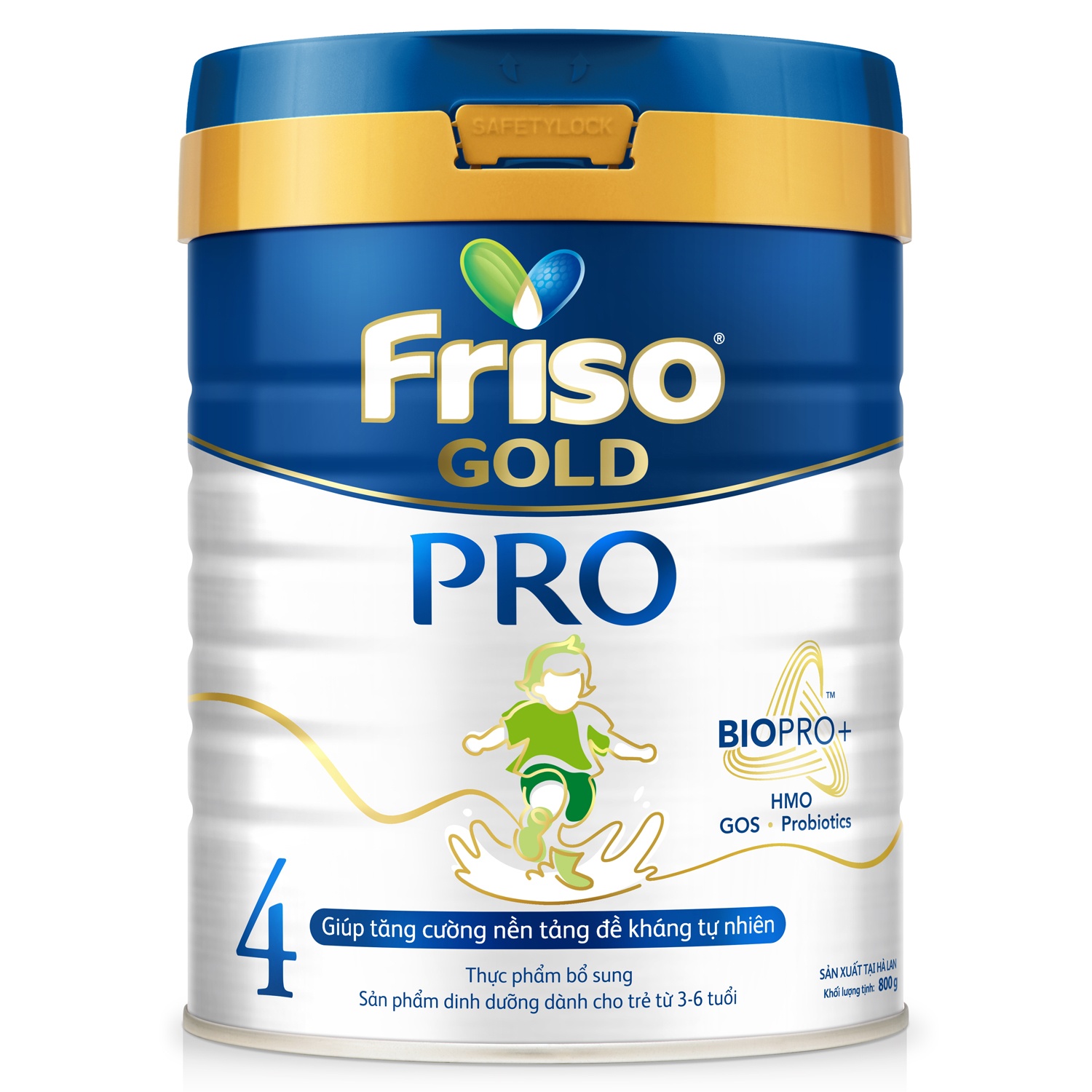 Sữa Friso Gold Pro 4 800g cho bé 3-6 tuổi