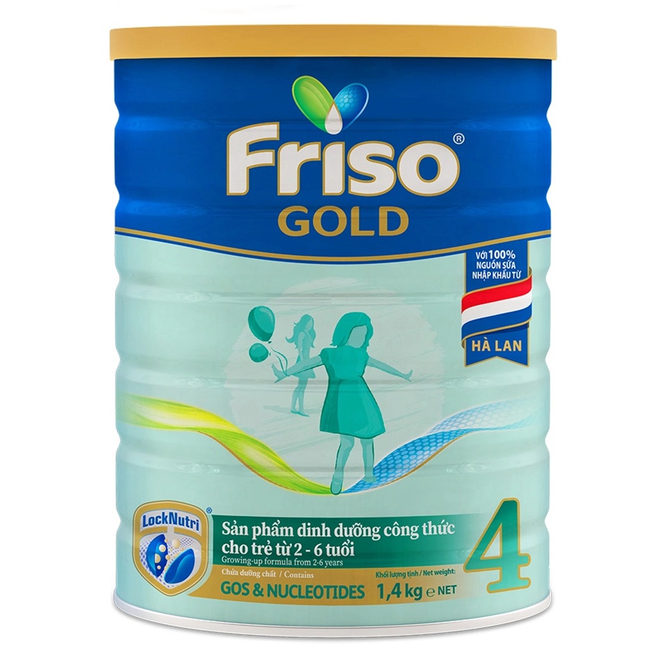 Sữa Friso Gold số 4 1400g cho bé 2-6 tuổi