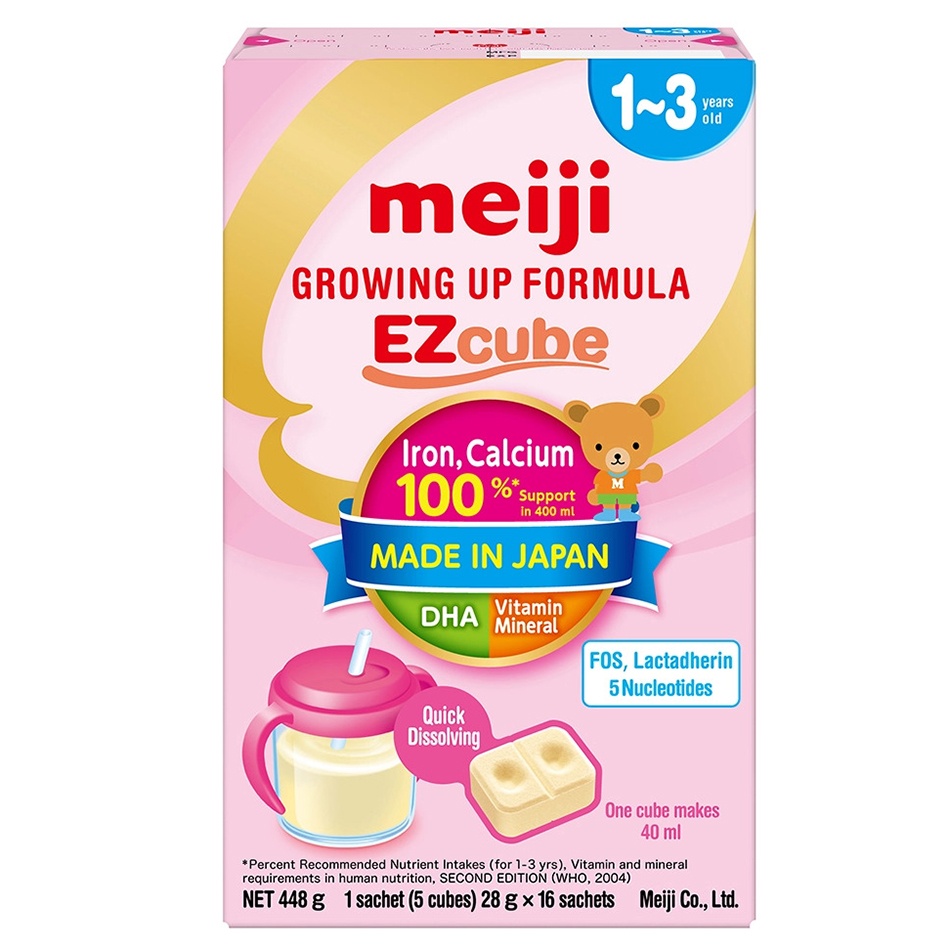 Sữa Meiji thanh Growing Up Formula 448g cho bé 1Y-3Y