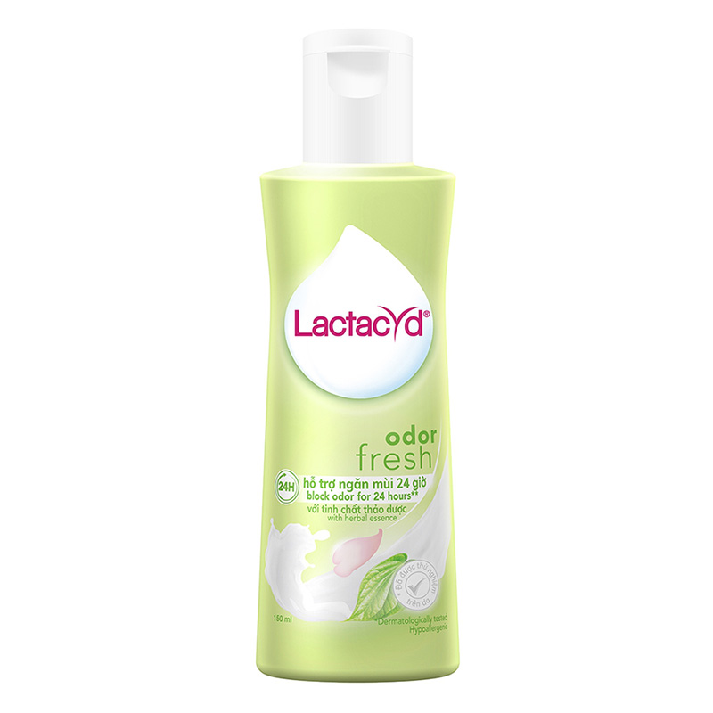 Dung dịch vệ sinh phụ nữ Lactacyd ngăn mùi 24H 150ml (Odor Fresh)