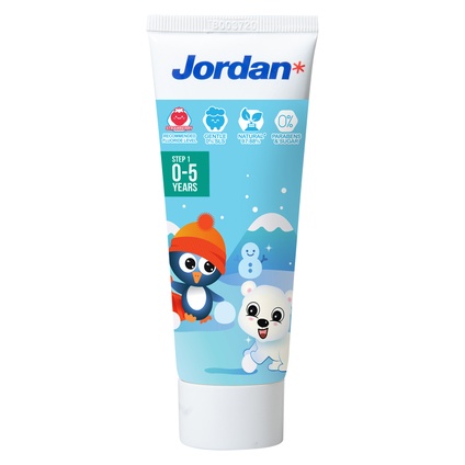 Kem đánh răng Jordan vị dâu 75g (0-5 tuổi)