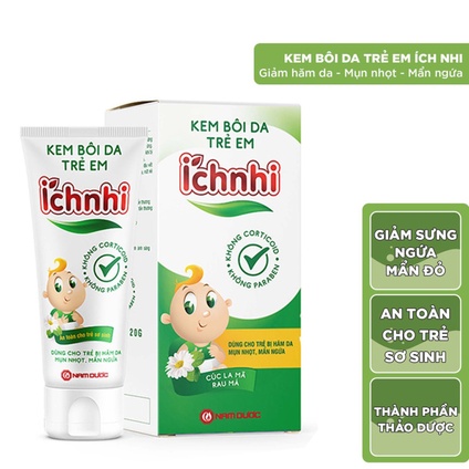 Kem bôi da trẻ em Ích Nhi (Hộp 20g)