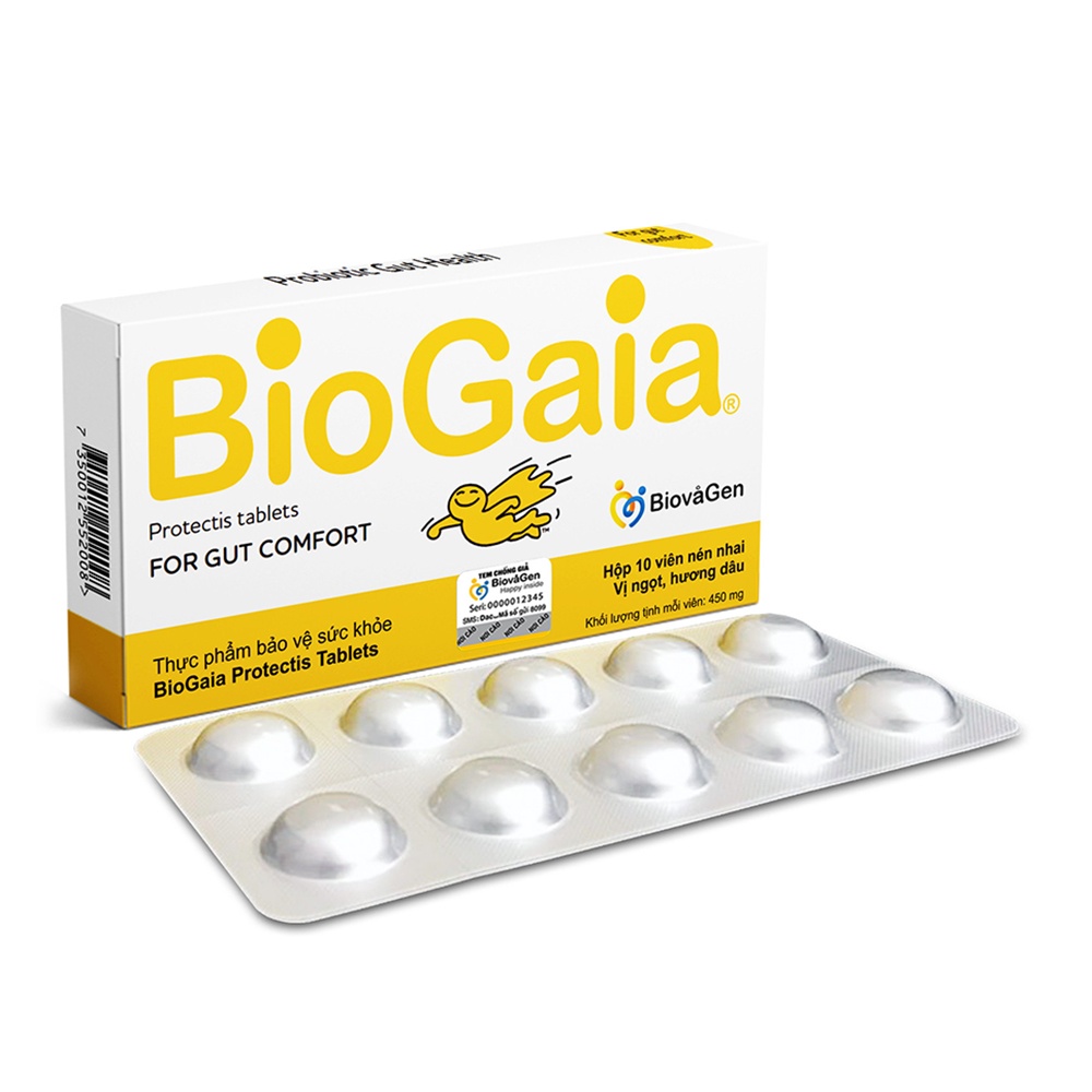 Men vi sinh BioGaia Protectis Tablets 2Y+ (10 Viên)